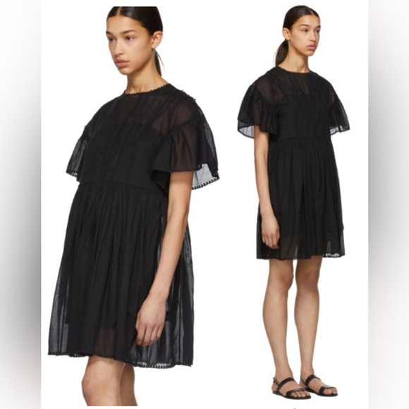 Isabel Marant Dresses & Skirts - Isabel Marant Etoile Annaelle Embroidered Lace MiniDressRomantic Fairy Gruhge,12